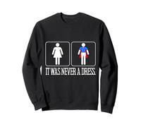 It Was Never A Dress Pouvoir Femmes Super-héros féminisme Sweatshirt