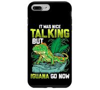 It Was Nice Talking But Iguana Go Now Iguana Funny Pun Coque pour iPhone 7 Plus/8 Plus
