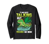 It Was Nice Talking But Iguana Go Now Iguana Funny Pun Manche Longue