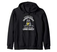It Was Not Easy Peasy Lemon Squeezy... Funny Novelty Raton Laveur Sweat à Capuche