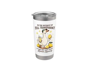 It Was Not Easy Peasy Support pour limonade humoristique et oie Gobelet isotherme en acier inoxydable double paroi