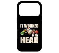 It Worked-in My Head Billard Sport Pool Pro Player Skill Coque pour iPhone 17 Pro