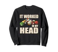 It Worked-in My Head Billard Sport Pool Pro Player Skill Sweatshirt