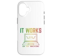 It Works on My Machine drôle Programmer Excuse Reggae Design Coque pour iPhone 16