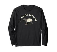 It Would Tapir So Malais ou Asiatique Tapir Graphic Manche Longue