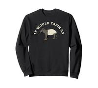It Would Tapir So Malais ou Asiatique Tapir Graphic Sweatshirt