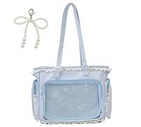 Ita Bag Clear Pin Display Fourre-tout en nylon pour usage quotidien Bleu