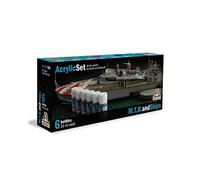 Itaap0434 Italeri Acrylic Paint Set - Mtb And Ships