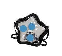 Itabag Sac à dos multifonction en forme d'étoile, sac à bandoulière pour l'exposition d'anime, sac à dos d'école, sac à bandoulière, sac à bandoulière, sac à bandoulière pour l'anime, Noir