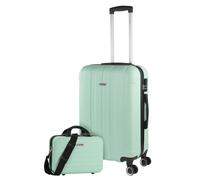 ITACA - Lot de Valises Rigides 4 Roulettes - Grande Taille, Soute Avion, Bagages pour Voyages. Ensemble Voyage. Verrouillage à Combinaison, Menthe