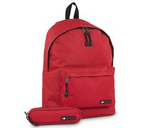 ITACA - Sac À Dos pour College, Sac Dos Élégant, Sac A Dos Femme et Homme, Sacs À Dos Loisir. Sac Dos Rouge. Sac a dos College