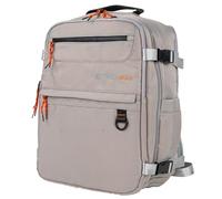 ITACA - Sac A Dos pratique et Sac De Voyage Cabine polyvalent avec grande capacité et rangement organisé pour courts séjours et voyages. 40X30X20 Compatibles Ryanair., Taupe