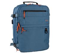 ITACA - Sac A Dos pratique et Sac De Voyage Cabine polyvalent avec grande capacité et rangement organisé pour courts séjours et voyages. 40X30X20 Compatibles Ryanair., bleu
