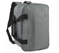 ITACA - Sac A Dos pratique et Sac De Voyage Cabine polyvalent avec grande capacité et rangement organisé pour courts séjours et voyages. 40X25X20 Compatibles Ryanair., Gris