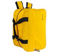 ITACA - Sac A Dos pratique et Sac De Voyage Cabine polyvalent avec grande capacité et rangement organisé pour courts séjours et voyages. 40X25X20 Compatibles Ryanair., Moutarde