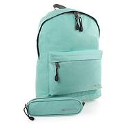 ITACA - Sac à Dos Unisexe Grande Capacité pour École, Lycée et Université - Léger, Résistant, Multifonction, Idéal Garçon et Fille, Voyage et Sport, Menthe
