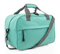 ITACA - Sac voyage femme cabine léger élégant et spacieux sac weekend femme grand format avec compartiments sac cabine et sac de voyage homme pratique pour tous déplacements. Compatible avec R, Menthe