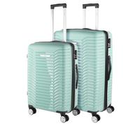 ITACA - Set De Bagages Léger Et Résistant avec Roues Pivotantes 360 Cadenas à Combinaison Inclus Set De Valises Rigides polypropylène Ensemble Valise. Extensible, Menthe