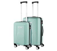 ITACA - Set De Bagages Léger Et Résistant avec Roues Pivotantes 360 Cadenas à Combinaison Inclus Set De Valises Rigides polypropylène Ensemble Valise. Extensible, Menthe