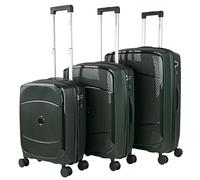 ITACA - Set De Bagages Léger Et Résistant avec Roues Pivotantes 360 Cadenas à Combinaison TSA Inclus Set De Valises Rigides polypropylène Ensemble Valise. Extensible, Vert