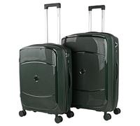 ITACA - Set De Bagages Léger Et Résistant avec Roues Pivotantes 360 Cadenas à Combinaison TSA Inclus Set De Valises Rigides polypropylène Ensemble Valise. Extensible, Vert