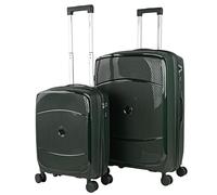 ITACA - Set De Bagages Léger Et Résistant avec Roues Pivotantes 360 Cadenas à Combinaison TSA Inclus Set De Valises Rigides polypropylène Ensemble Valise. Extensible, Vert