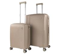 ITACA - Set De Bagages Léger Et Résistant avec Roues Pivotantes 360 Inclus Set De Valises Rigides Polipropileno Ensemble Valise., Crème