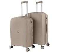 ITACA - Set De Bagages Léger Et Résistant avec Roues Pivotantes 360 Inclus Set De Valises Rigides Polipropileno Ensemble Valise., Beige
