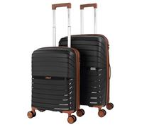 ITACA - Set De Bagages Léger Et Résistant avec Roues Pivotantes 360 Inclus Set De Valises Rigides Polipropileno Ensemble Valise., Noir