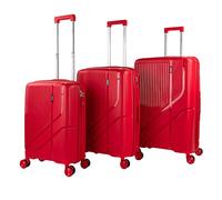 ITACA - Set De Bagages Léger Et Résistant avec Roues Pivotantes 360 Inclus Set De Valises Rigides Polipropileno Ensemble Valise., Rouge