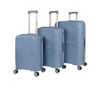 ITACA - Set De Bagages Léger Et Résistant avec Roues Pivotantes 360 Inclus Set De Valises Rigides Polipropileno Ensemble Valise., Bleu Céleste
