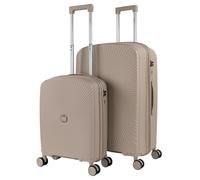 ITACA - Set De Bagages Léger Et Résistant avec Roues Pivotantes 360 Inclus Set De Valises Rigides Polipropileno Ensemble Valise., Beige