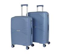 ITACA - Set De Bagages Léger Et Résistant avec Roues Pivotantes 360 Inclus Set De Valises Rigides Polipropileno Ensemble Valise., Bleu Céleste