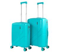 ITACA - Set De Bagages Léger Et Résistant avec Roues Pivotantes 360 Inclus Set De Valises Rigides Polipropileno Ensemble Valise., Turquoise