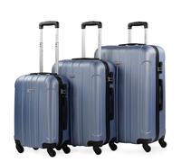 ITACA - Set De Valise Rigide avec roulettes Pivotantes - Set Valise Léger, Grande Capacité, Organisation Astucieuse pour Les Voyages Longs, Mauve