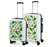 ITACA - Set Valise Rigide, Lot de Valises Soute Avion 4 roulettes - Sets de Bagages, Valise à Roulette en Soldes pour Voyages. Lot Valise: Ensemble pour Voyages élégants, Blanc