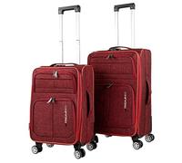 ITACA - Set Valise Souples à 4 roulettes - Lot Valise Tissu à Roulette - Sets de Bagages pour soute Avion, Soldes sur Set de valises à roulettes. Verrouillage à Combinaison, Grenade