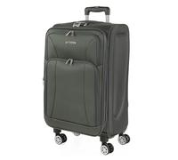 ITACA - Valise Cabine 55X40X20 légère et résistante, Bagage Cabine idéal pour Voyages Courts, Valise Cabine Tissu Souple 4 Roues pivotantes. Compatible Ryanair, Gris