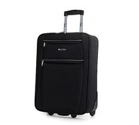Valise Cabine Petite De Voyage Trolley 2 Roues 55 Cm Polyester EVA. Les Bagages À Main. Souple Résistant Et Léger. Manche Poignée. Low Cost Ryanair. T71950 Noir