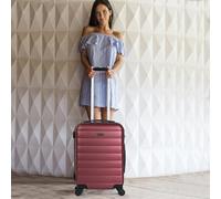 ITACA - Valise Cabine 55x40x20 Rigide Légère à Roulette 4 Roues Pivotantes avec Cadenas à Combinaison Bagage Cabine Idéal pour Voyager en Avion Petite Valise Compacte Compatible avec Ryanai, Grenade