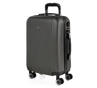 Valise Cabine Rigide Petite 4 Roues Trolley 55 Cm En ABS Texturé. Bagage À Main. Résistant Légère. Poignée 2 Anses Et Cadenas. Low Cost Ryanair. 71150 Noir