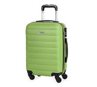 ITACA - Valise Cabine 55x40x20 Rigide Légère à Roulette 4 Roues Pivotantes avec Cadenas à Combinaison Bagage Cabine Idéal pour Voyager en Avion Petite Valise Compacte Compatible avec Ryana, Pistache