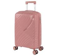 ITACA - Valise Cabine 55x40x20, Valise Cabine, Valise À roulettes, Valise Roulette, Valise Rigide, Résistant, Légère, Rose