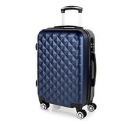 ITACA - Valise Cabine 55x40x20, Valise Cabine, Valise À roulettes, Valise Roulette, Valise Rigide, Résistant, Légère, Bleu