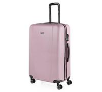 ITACA - Valise Grande Taille. Grande Valise Rigide 4 roulettes - Valise Grande Taille XXL Ultra Légère - Valise de Voyage. Combinaison Verrouillage, Rose