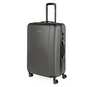 ITACA - Valise Grande Taille 23Kg Rigide Spacieuse XL pour Soute Avion Ultra Résistante avec Cadenas À Combinaison Idéale pour Voyages Longs Et Moyens Séjours, Anthracite