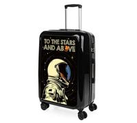 ITACA - Valise Moyenne - Valise Rigide. Valise a Roulette. Valise Soute Avion - Valise De Voyage Résistante en Polycarbonate - Valise Ultra Légère, Cadenas à Combinaison, Noir