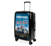 ITACA - Valise Moyenne - Valise Rigide. Valise a Roulette. Valise Soute Avion - Valise De Voyage Résistante en Polycarbonate - Valise Ultra Légère, Cadenas à Combinaison, Noir