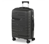ITACA - Valise Moyenne - Valise Soute Avion Rigide 4 roulettes - Valise De Voyage Résistante en Polypropylène - Valise Ultra Légère avec Verrouillage TSA, Gris foncé