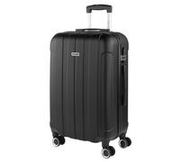 Trousse De Voyage Rigide 4 Roues 63 Cm ABS Lisse Et Lisse. Résistant Et Léger Poignées Poignées Et Cadenas. Etudiants Et Professionnels 771160 Noir